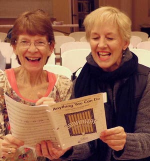 Sally Riley and Kathleen Trued are ready for another season with the St. Augustine Community Chorus.