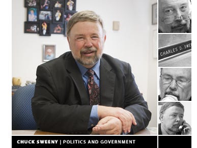 Senior Editor Chuck Sweeny covers politics and government.
