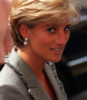 Britain's Diana, Princess of Wales, in 1997.