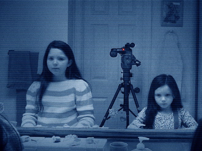 In this image released by Paramount Pictures, a scene is shown from the film "Paranormal Activity 3." (The Associated Press)