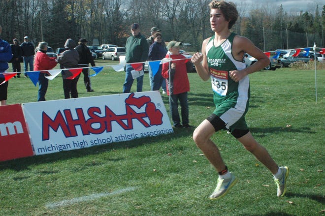 Josh Hester of Cedarville finished second in the Division 3 boys U.P. Cross Country Finals Saturday in Munising.