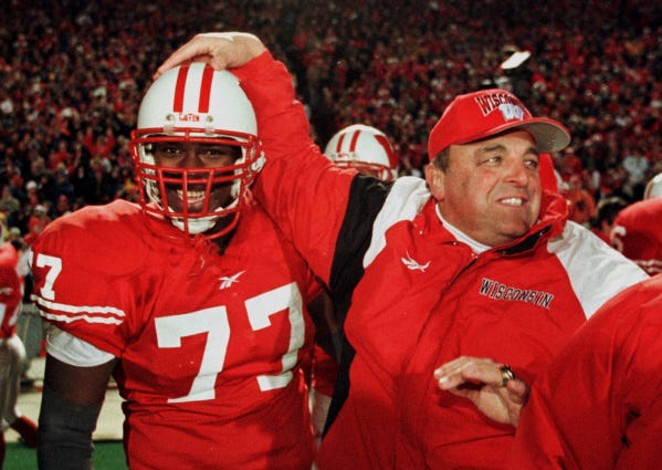 Wisconsin won three Rose Bowls with Alvarez as coach from 1990 to 2005.