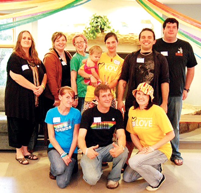 Members of the Anderson County Committee for the Tennessee Equality Project recently helped organize a National Coming Out Day/Safe School event.