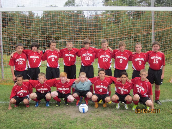 The North Pocono junior high soccer team finished at the top of the division this season and set many records along the way.