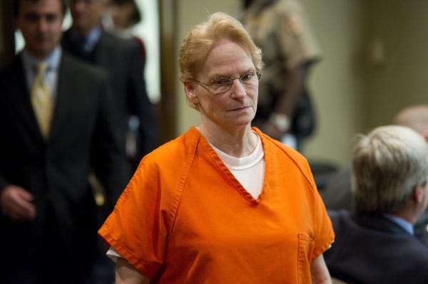 Margo Freshwater, 63, had been married for only 18 months when arrested as a prison escapee in 2002.