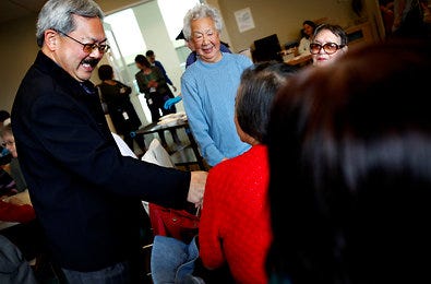 Edwin M. Lee, a longtime city official, was named interim mayor of San Francisco last fall. Now he is seeking election to the office.