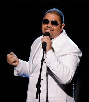FILE - In this Feb. 8, 2009 file photo, rapper Heavy D, born Dwight Arrington Myers, performs at the 51st Annual Grammy Awards in Los Angeles. A representative confirmed Tuesday, Nov. 8, 2011 that the singer and former leader of Heavy D & the Boyz died. He was 44. (AP Photo/Mark J. Terrill)