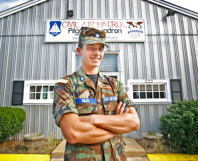 Tim Milch, 18, of Marshfield has been a Civil Air Patrol member since he was in eighth grade.