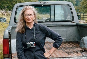 Photographer Annie Leibovitz in a recent self portrait.