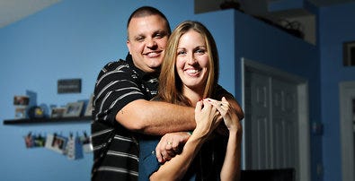 CROWD-SOURCING Jessica and Sean Haley posted an appeal on IndieGoGo for help with fertility treatments.