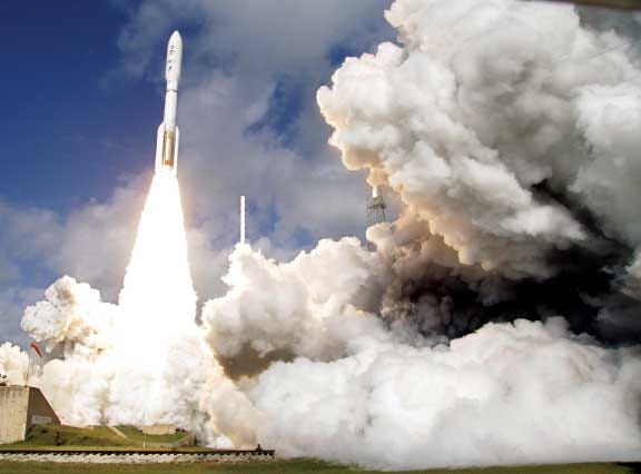 A United Launch Alliance Atlas V rocket carrying NASA's Mars
Science Laboratory Curiosity rover lifts off from Launch Complex 41
at Cape Canaveral Air Force Station in Cape Canaveral, Fla.,
Saturday.