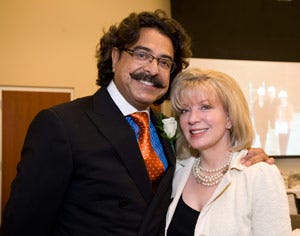 Shahid Khan at the dedication of the Khan Annex at the University of Illinois.