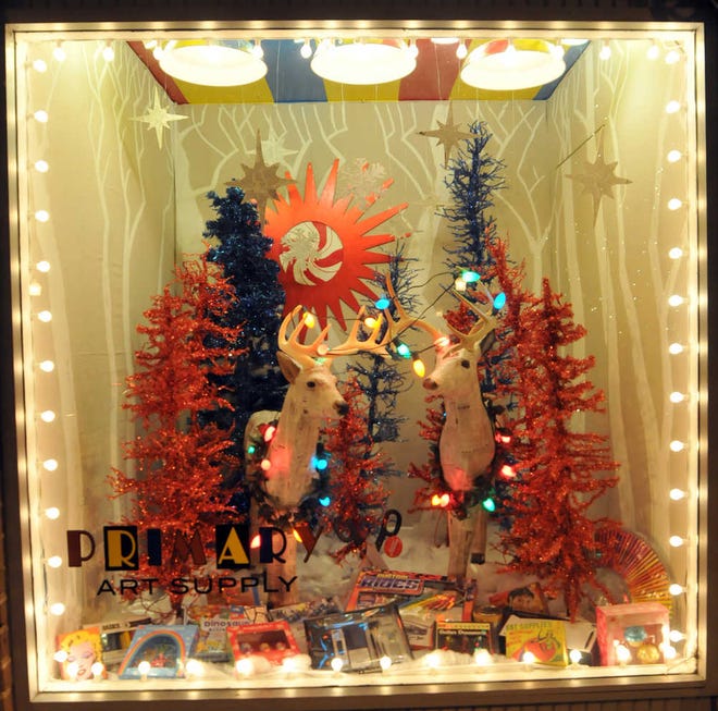 Primary Art Supply on Broughton Street’s window display was chosen as the Most Creative for the Savannah Development and Renewal Authority Holiday Decorating Contest.