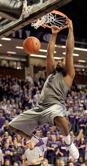 Thomas Gipson scored 23 points and grabbed 12 rebounds in 37 minutes, leading Kansas State to a 79-68 overtime victory Sunday against North Florida. The win extended K-State's home nonconference win steak to 38.