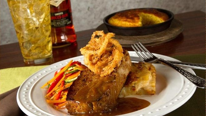 At Z'Tejas, the winter menu includes a spicy Southwestern meatloaf that's served with a sweet herbed onion demi-glace. It'll be on the menu until early March.