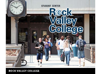 As our community’s college, Rock Valley College makes a difference through teaching, learning and leading.