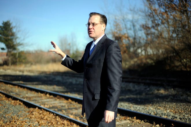 Senator Timilty talks about plans to expand the rail lines.