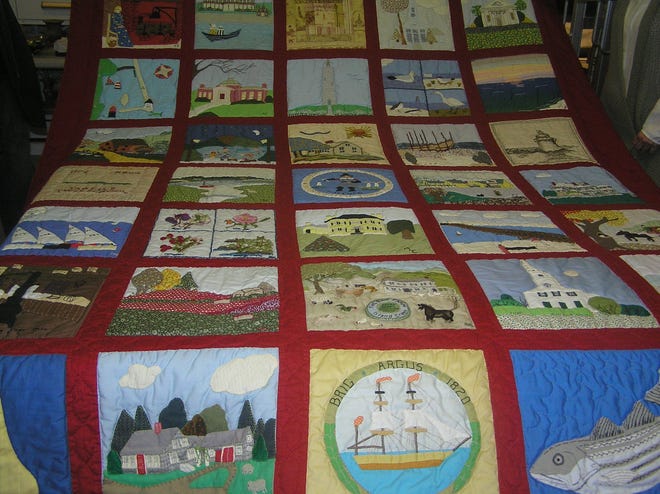 Duxbury's bicentennial quilt will be at The Art Complex Museum in time for the special gala, Expressions of Duxbury, scheduled for January 7, 2012.