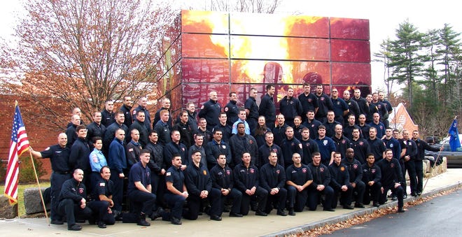 The 193rd class of the Massachusetts Firefighting Academy's 60-day Recruit Firefighting Program on December 23, 2011.
