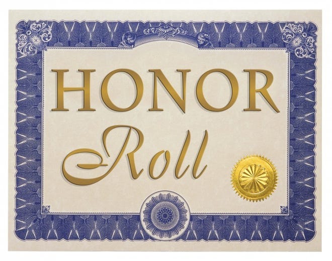 Certificate of achievement 
 standaloneHead>Honor Roll/standaloneHead>