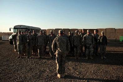 Kentucky National Guard troops in Baghdad.