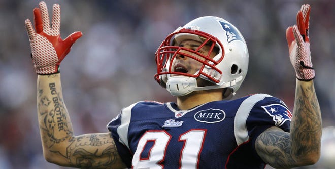 "We just start slow," Aaron Hernandez says of the Patriots. "It has been like that all season, but it has to change now coming into the playoffs."