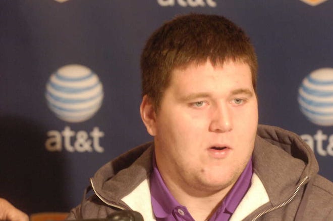 B.J. Finney, Kansas State's freshman center, says Kansas State's offensive line resembled group of 'misfits' at the start of the season.