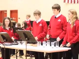 Posterframe for video Video: Orion Middle School's 7th and 8th grade band performs "Christmas in the Kitchen"