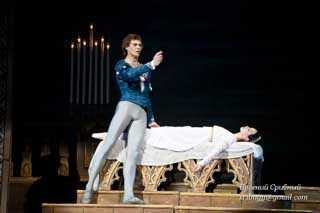 Photo provided by the State Ballet Theater of Russia. A scene from "Romeo and Juliet."