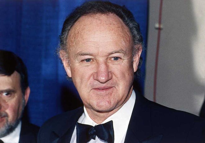 FILE - In this 1993 file photo, actor Gene Hackman is seen. Gene Hackman's publicist says the veteran Oscar-winning actor was briefly hospitalized after a vehicle bumped him from behind while he was riding a bicycle in the Florida Keys, Friday, Jan. 13, 2012. (AP Photo/File)