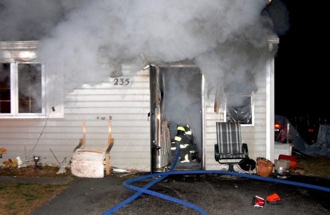 A fire was reported in the 200 block of Hargrove in Pemberton
Township at 8:12 p.m. Sunday.The fire in the one-story home was
brought under control quickly, but two animals were reported
dead.
