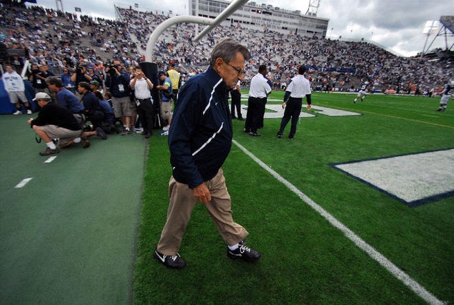 After giving up on creating an Eastern Conference, Penn State coach Joe Paterno was one of the driving forces behind the Nittany Lions move tothe Big Ten in 1990. He led Penn State to two Rose Bowl appearances after the move. A photo gallery is at poconorecord.com/photo