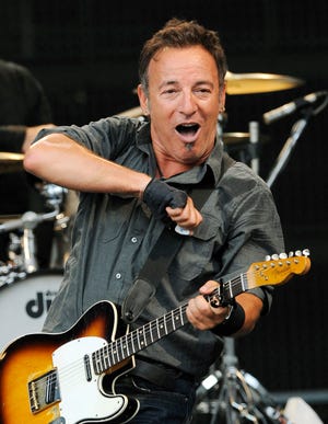 Bruce Springsteen performs in the Olympic stadium in Munich, Germany, July 2, 2009.