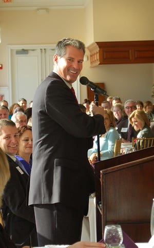 U.S. Senator Scott Brown is the guest speaker at the Plymouth Area Chamber of Commerce annual meeting, held last Friday (Jan. 13) at Indian Pond Country Club in Kingston.