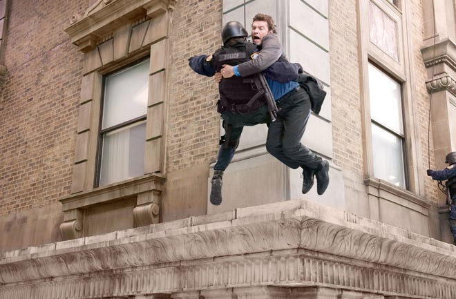 Sam Worthington takes a leap in "Man on a Ledge."