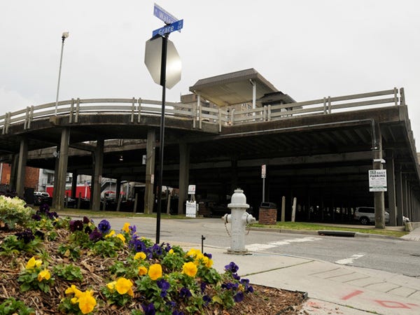 The city has offered to pay $2.4 million for half of the Water Street parking deck.