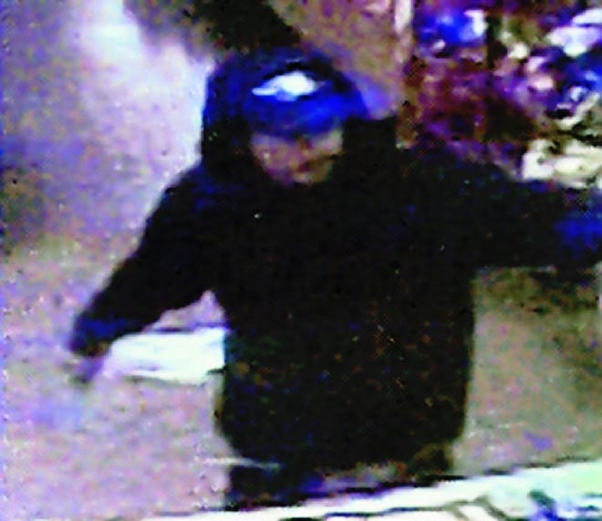 One of two men suspected of robbing Victoria's Liquor Store on Dec. 28.