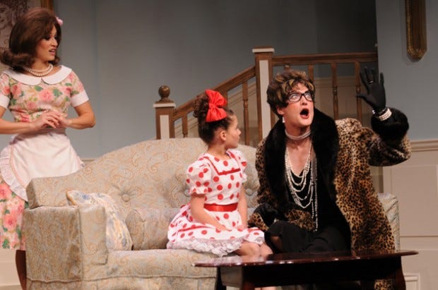 Marlana Dunn, Allison Joyce andJonathan Visser in Pittsburgh
CLO's "Ruthless! The Musical."