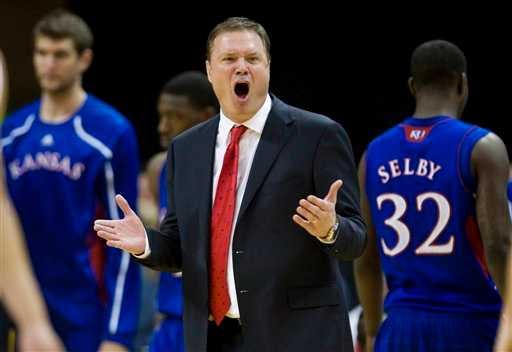 Kansas coach Bill Self knows he'll have to work extra hard to make himself heard above the din of Missouri fans during Saturday night's Border War shootout with fourth-ranked Missouri in Mizzou Arena.