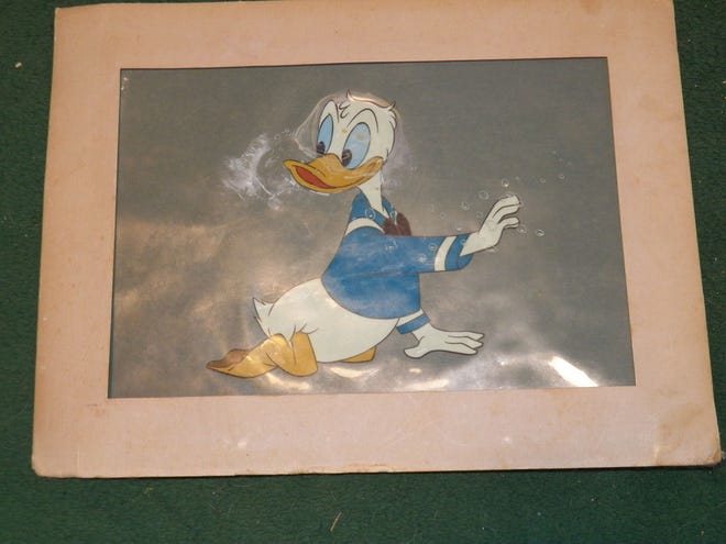 This hand-painted animation cell would likely sell in
the $200 range. (Courtesy of John Sikorski)