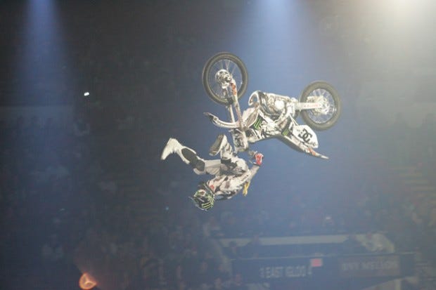 Nuclear Cowboyz freestyle motocross show runs at 7:30 p.m.
Saturday at Consol Energy Center in Pittsburgh.