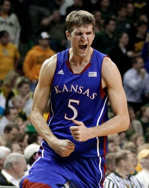 Jeff Withey had a career-high 25 points in Kansas' 68-54 win at Baylor. In addition to leading KU in scoring, the 7-foot center helped limit Baylor's Perry Jones to five points on 1-of-8 shooting. The blowout win is KU's second against Baylor this season.