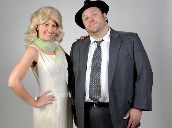 Heather Setzler stars as Ulla and Anthony David Lawson as Max in 'The Producers.'