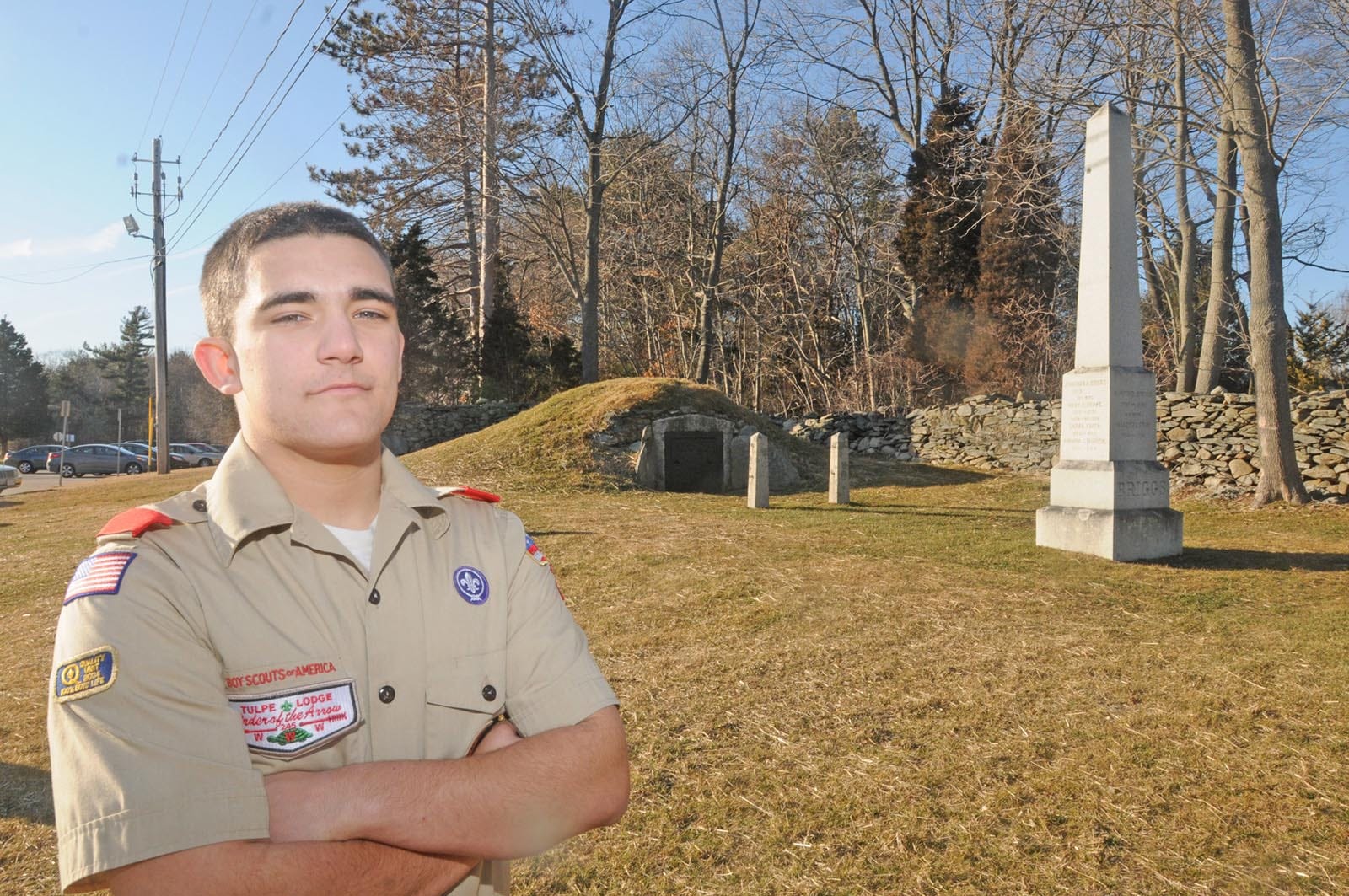 Dighton scout brings cemetery back to life