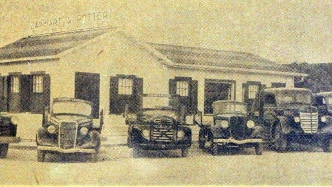 Lainhart & Potter's Northwood Yard in 1953, the company's 60th anniversary.