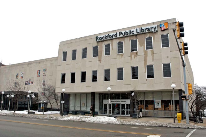 The Rockford Public Library is seen Thursday, Jan. 26, 2012, in downtown Rockford.