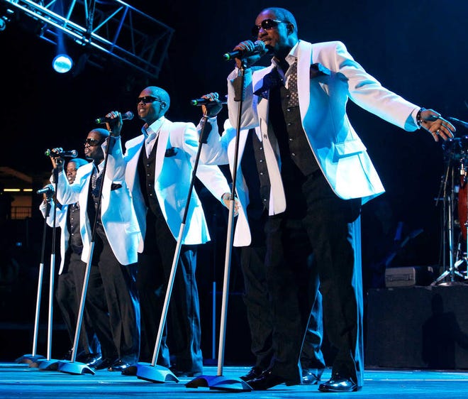 New Edition, seen performing at the 2011 Essence Music Festival in New Orleans, will make a stop at the USC Aiken Convocation Center in April.