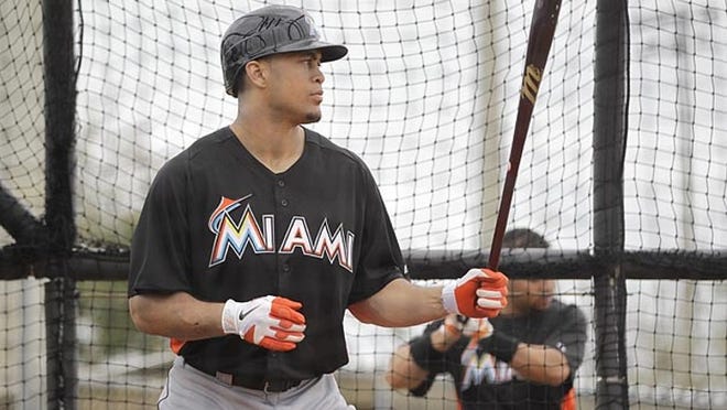 Though Marlins Park is a bit deeper in left field than Sun Life Stadium was, Giancarlo Stanton says that won't matter as far as his ability to hit home runs.
