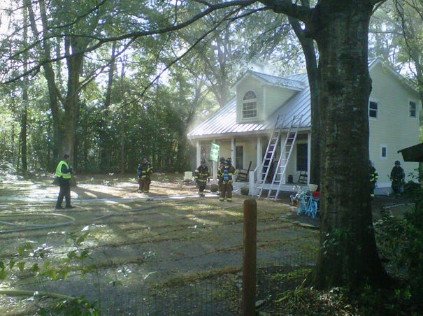 Wilmington Fire Department crews were on the scene of a fire at 126 Hinton Ave.