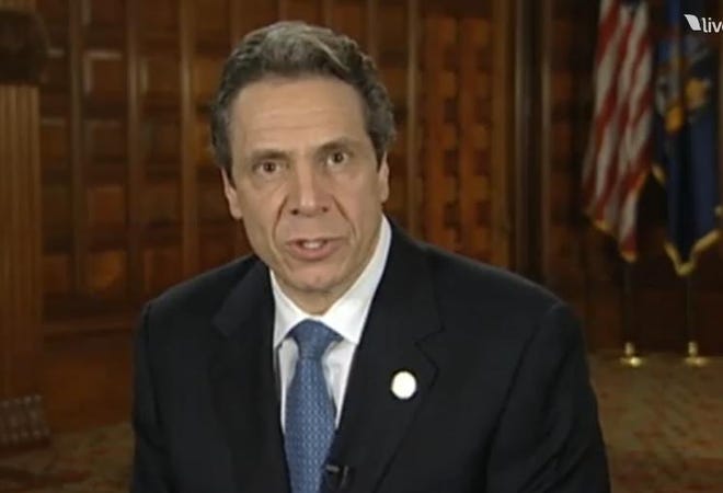 Gov. Andrew Cuomo issued a video statement Thursday, March 15, 2012, addressing five pieces of new legislation passed in Albany.